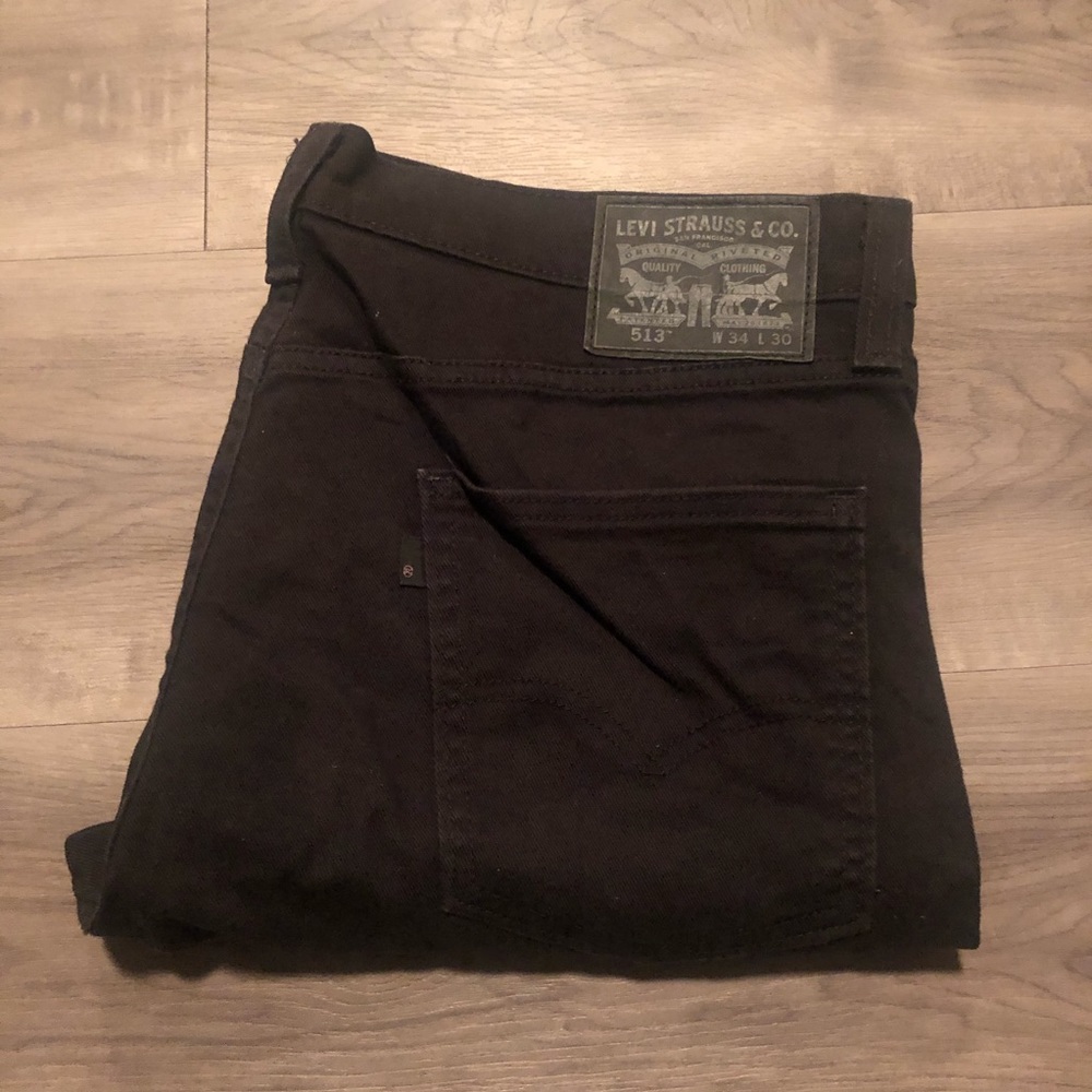 Levi’s 513 Black Jeans 34x30
